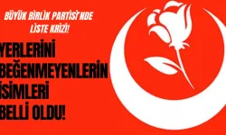 BBP'de Liste Krizi Devam Ediyor! Yerlerini Beğenmeyip Adaylıktan Çekilen İsimler Belli Oldu!