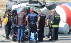 Devrilen Beton Mikserinin Altında Kaldı Hayatını Kaybetti!
