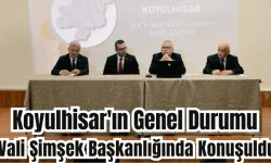 Koyulhisar'ın Genel Durumu Vali Şimşek Başkanlığında Konuşuldu