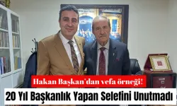 Hakan Başkan’dan vefa örneği! 20 Yıl Başkanlık Yapan Selefini Unutmadı 
