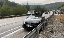 Orman Yangınına Giden Arazöz Kaza Yaptı, 1 Ölü, 6 Yaralı 