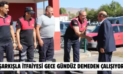 Şarkışla İtfaiyesi Gece Gündüz Demeden Çalışıyor 