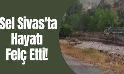 Sel Sivas'ta Hayatı Felç Etti! 