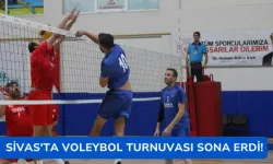 Sivas'ta Voleybol Turnuvası Sona Erdi!