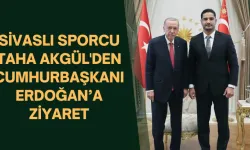 Sivaslı Sporcu Taha Akgül'den Cumhurbaşkanı Erdoğan'a  Ziyaret