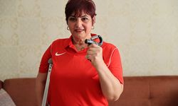 Sivas'ın gururu oldu! Koltuk değneğinden altın madalyaya