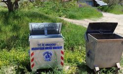 Çepni'de çöp konteynerleri yenilendi
