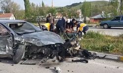 Otomobil hurdaya döndü: 1 yaralı