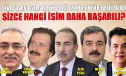 Sivas’a En Fazla Katkı Sağlayan Rektör Belli Oldu! Sizce Hangi İsim Daha Başarılı?