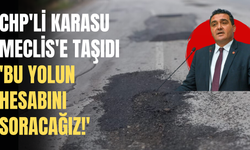 CHP'li Karasu Meclis'e Taşıdı: 'Bu Yolun Hesabını Soracağız!'