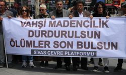 Sivas'ta maden kazası protesto edildi