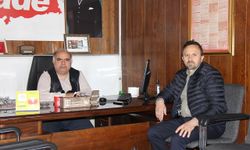 Mahalle muhtarı Toprak'tan gazetemize ziyaret!