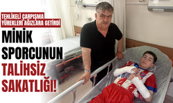 Minik sporcunun talihsiz sakatlığı!