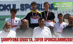 Şampiyona Sivas’ta, zafer sporcularımızda!