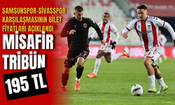 Samsun-Sivas maçı 195 TL