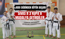 Sivas’a 3 kupa 8 madalya getirdiler