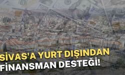 Sivas'a yurt dışından finansman desteği!