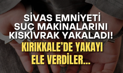 Suç makinaları Kırıkkale'de kıskıvrak yakalandı!