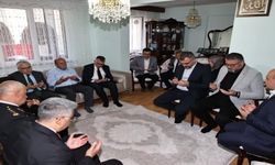 Sivas'ta protokolden Şehit ailesine bayram ziyareti