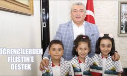 Öğrencilerden  Filistin'e destek