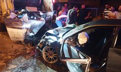 Otomobil çöp kamyonuna çarptı, 1 kişi öldü