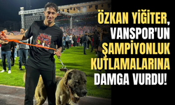 Özkan Yiğiter, Vanspor'un şampiyonluk kutlamalarına damga vurdu!