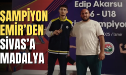 Şampiyon Emir’den Sivas’a madalya