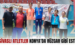 Sivaslı atletler Konya’da rüzgar gibi esti