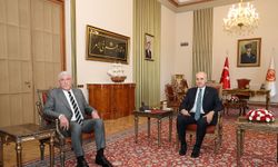 TBMM Başkanı Kurtulmuş, Dervişoğlu'nu kabul etti