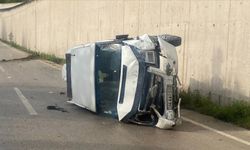 Tokat'ta minibüsün devrildi: 10 kişi yaralandı