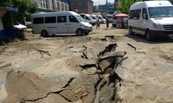 Trabzon'da sel görüntüleri depremi aratmadı!