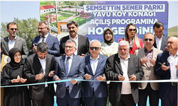 Yavu'da köy konağı ve çocuk parkının açılışı yapıldı