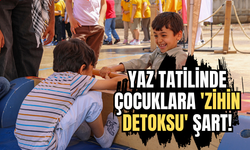 Yaz tatilinde çocuklara 'zihin detoksu' şart!
