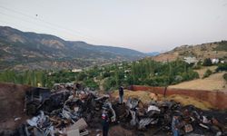Sivas'ta  Feci Yangın: Ev, Ahır ve Samanlık Küle Döndü