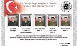 Pençe- Kilit Bölgesinde 5 asker şehit oldu