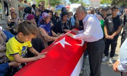 Kanserden ölen uzman jandarma, askeri törenle toprağa verildi