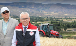 Sivas'ta yılın ilk hasadı yapıldı!