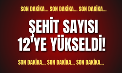 Son dakika... Şehit sayısı 12'ye yükseldi!