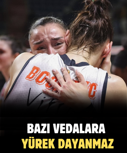 Hande Baladın gözyaşları içinde veda etti
