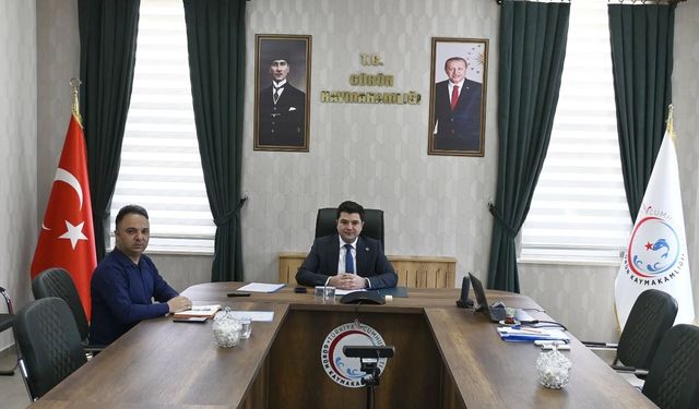 Müdürler Kaymakam Sarı'yı bilgilendirdi