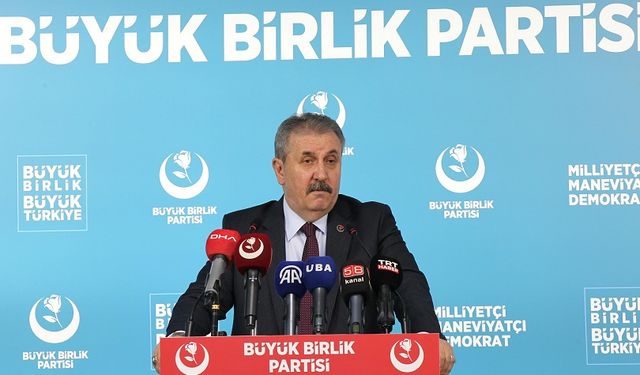 Destici: Bölücü dil kullanmaya devam ediyorlar