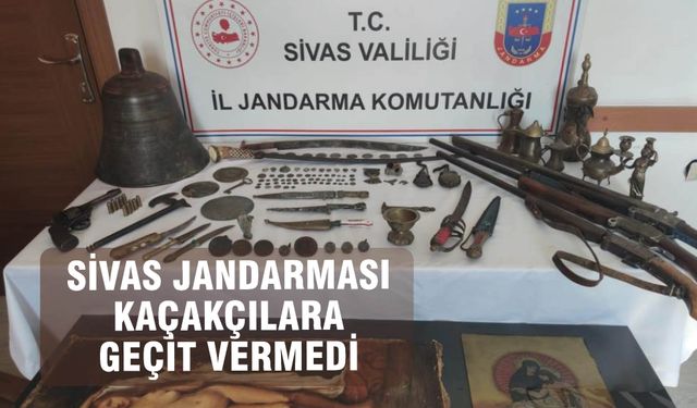 Sivas Jandarması Kaçakçılara Geçit Vermedi
