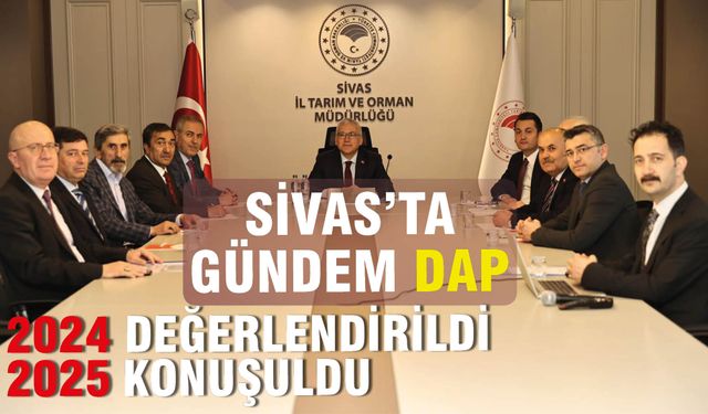 Sivas'ta Gündem DAP Projeleri