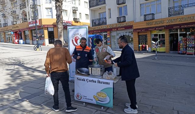 Her cuma çorba  ikram ediyorlar