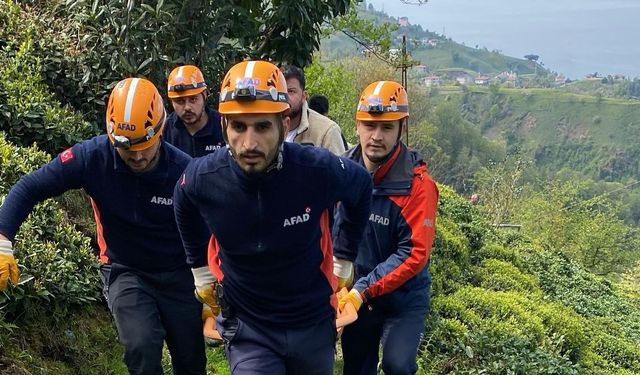 Teleferiğin halatına dolanan çiftçi düşerek öldü