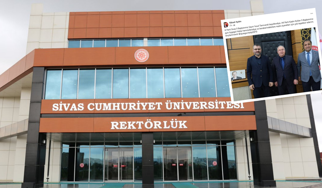 Sivas Cumhuriyet Üniversitesi'nde 'taraflı dil' tepki çekti!
