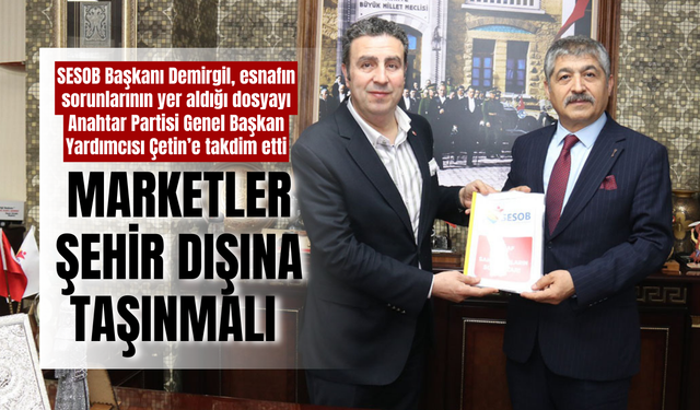 Marketler şehir dışına taşınmalı