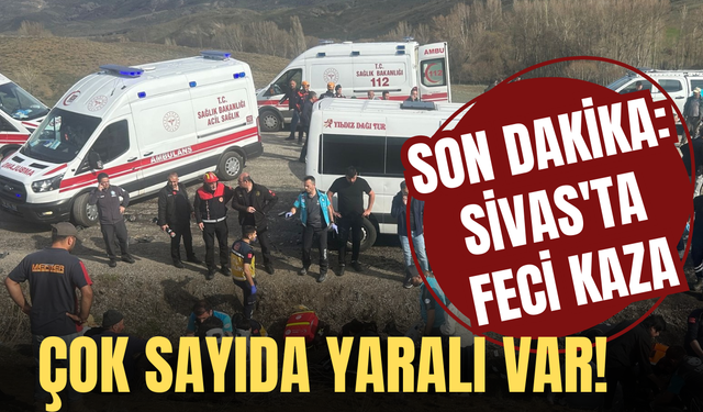 Son Dakika: Sivas'ta feci kaza