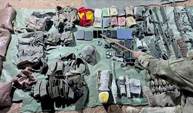 PKK'lıların mağarası blundu