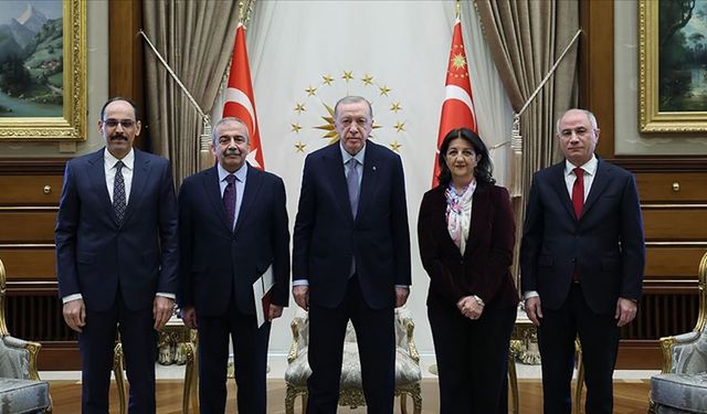 Erdoğan, DEM Parti Milletvekillerini kabul etti